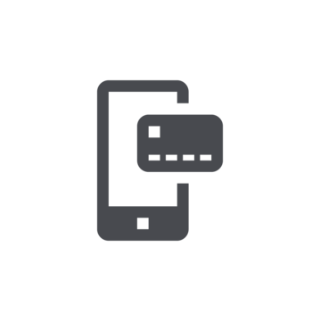 Smartphone mit einer Kreditkarte, die aus dem Bildschirm herausragt, symbolisiert mobiles Bezahlen.