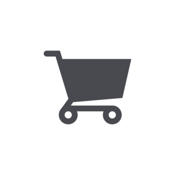 Einfache graue Einkaufstasche auf transparentem Hintergrund.